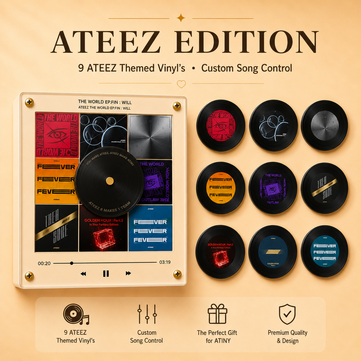 AtinyVinyls™ Music Box
